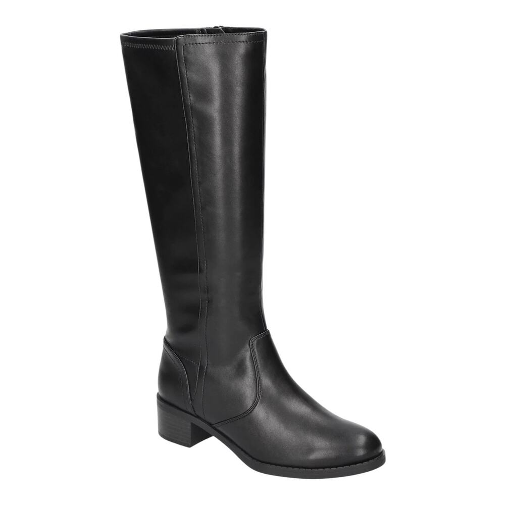 Easy Street Women's Tucker Plus Athletic Shafted Stretch Boots Black Size 9 1/2